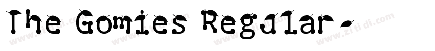 The Gomies Regular字体转换